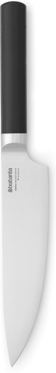 Brabantia Profil-Kochmesser – Edelstahl – Schwarz