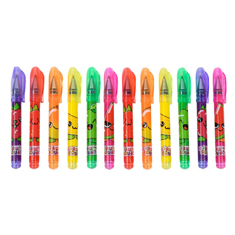 Canenco Fruity Squad Mini-Gelstifte mit Duft, 12 Stück.