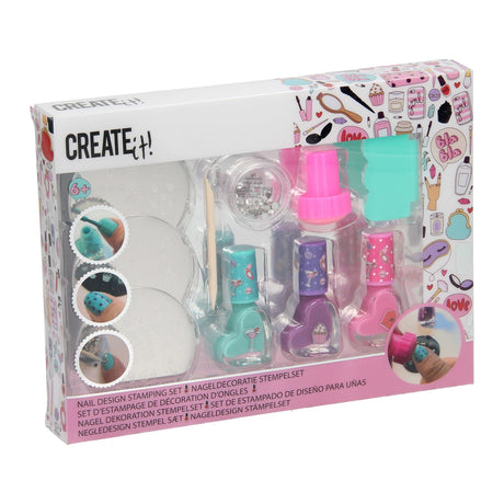 Erstellen Sie es! Schönheit Nageldecoration Stempel Set