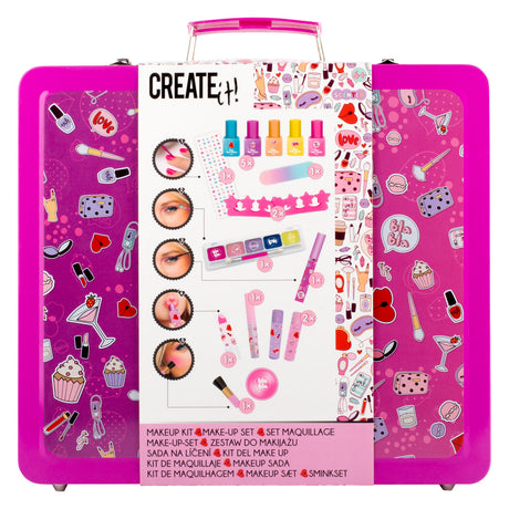 Erstelle es! Beauty-Make-up-Set im Luxuskoffer