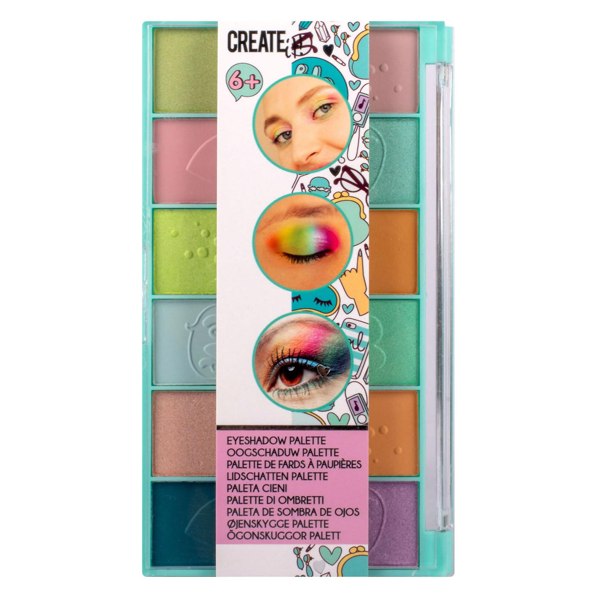 Erstelle es! Beauty-Lidschatten-Palette, 12 Farben!