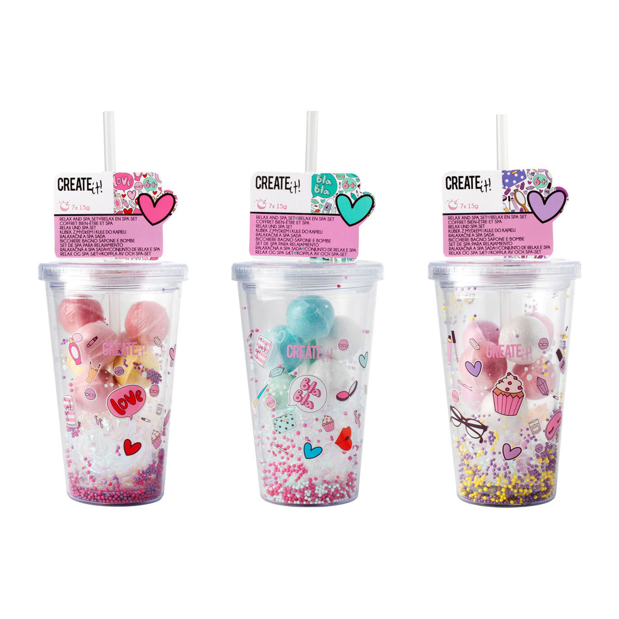Erstelle es! Beauty-Trinkbecher, Seife und Badebomben