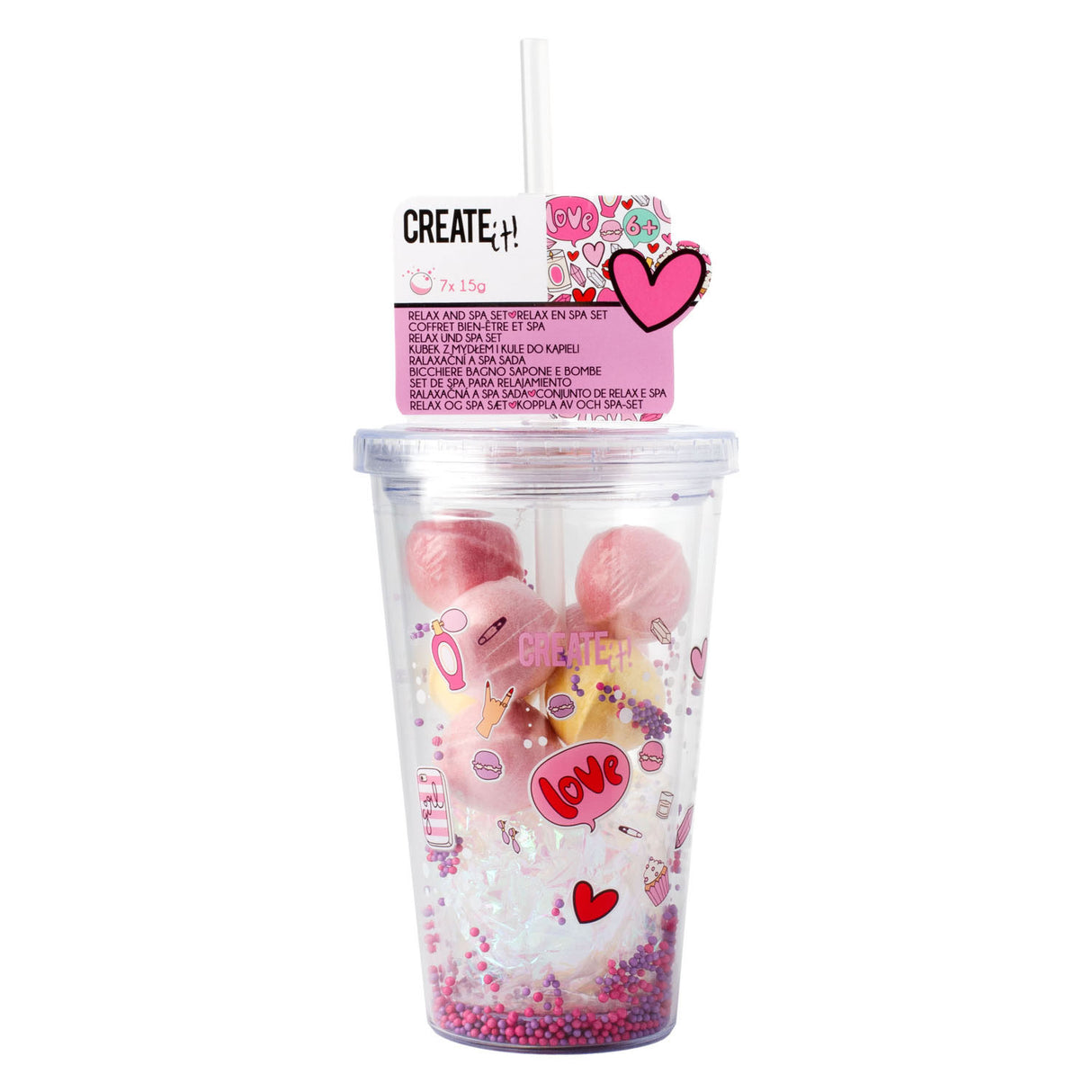 Erstelle es! Beauty-Trinkbecher, Seife und Badebomben