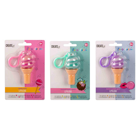 Canenco schafft es! Candy Explosion Lipgloss Eistüte Schlüsselanhänger