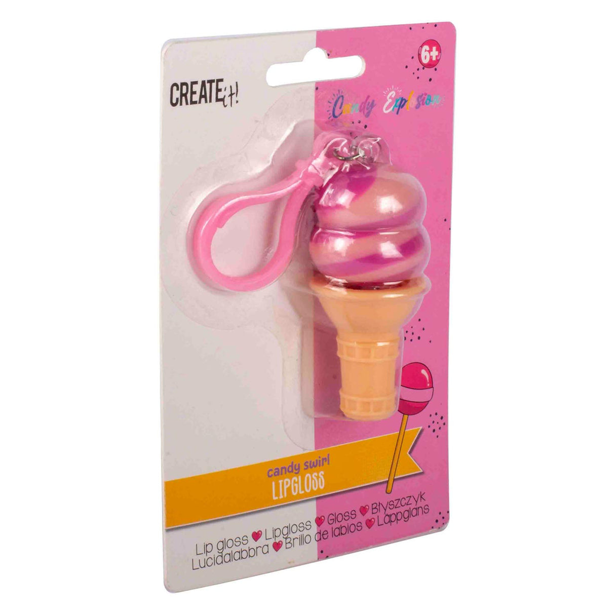 Canenco schafft es! Candy Explosion Lipgloss Eistüte Schlüsselanhänger
