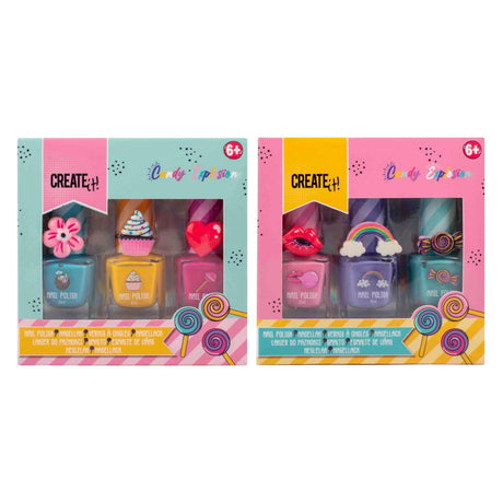Erstelle es! Candy Explosion Nagellack, 3 Stk.