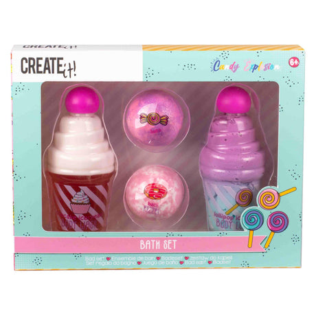 Canenco schafft es! Candy-Explosion-Badeset