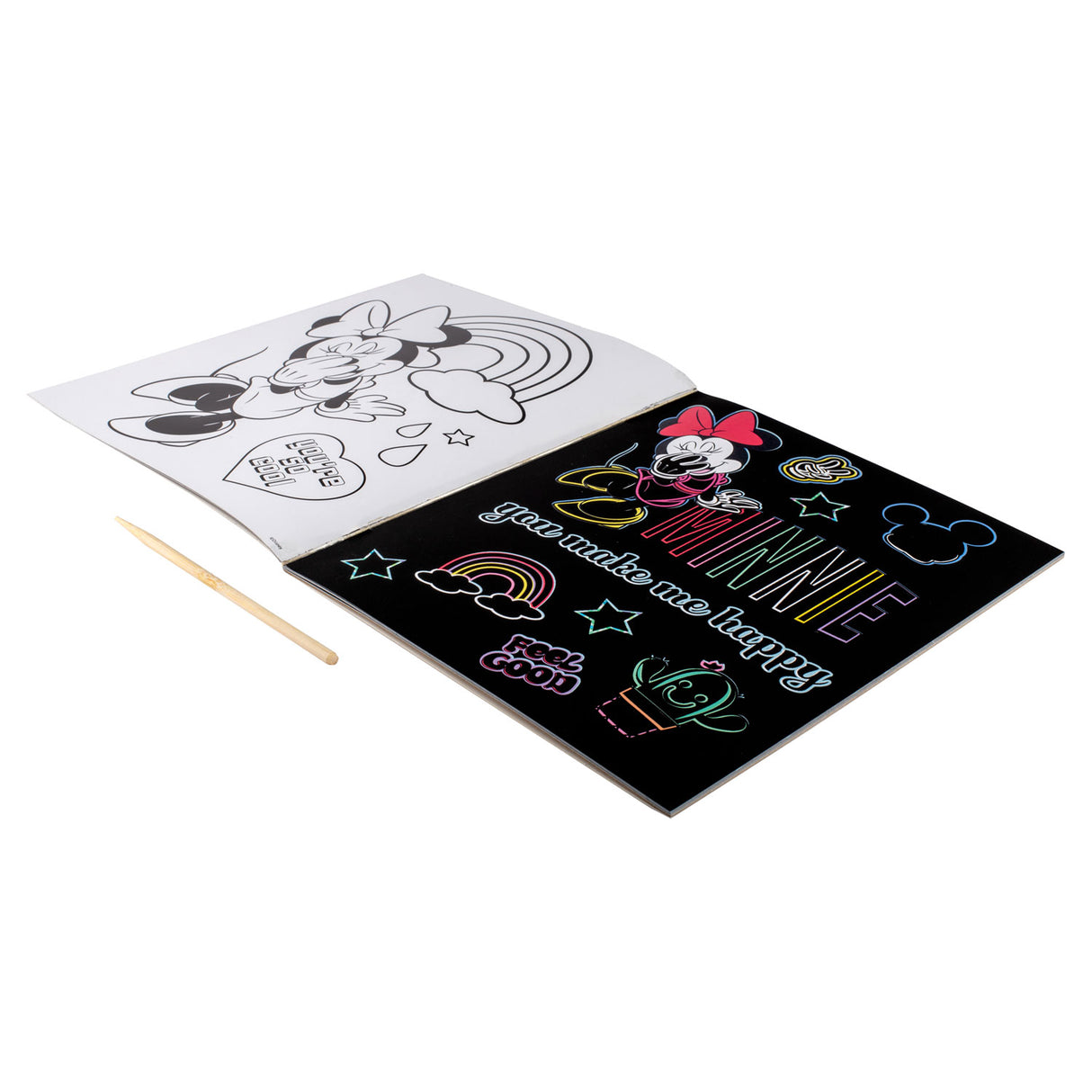 Canenenco Minnie Maus Kratzkunst Colorbook