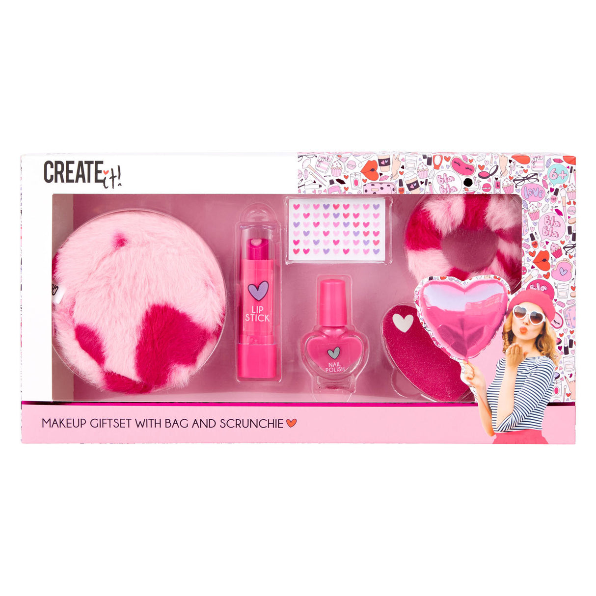 Erstelle es! Herz-Make-up-Set aus Herzen