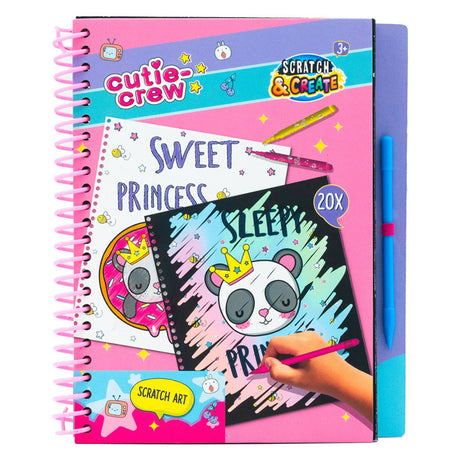 Canenco Cutie Crew Kratz- und Malbuch