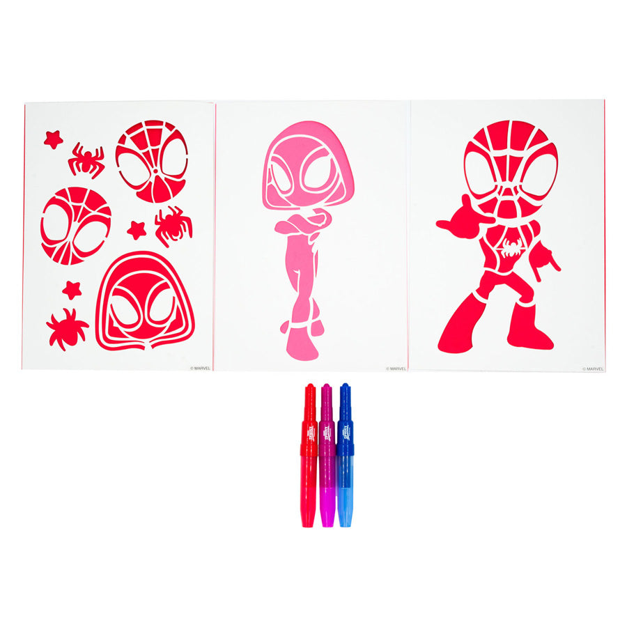 Canenco Spidey-Sprühstift-Set im A4-Umschlag | 12 Stück