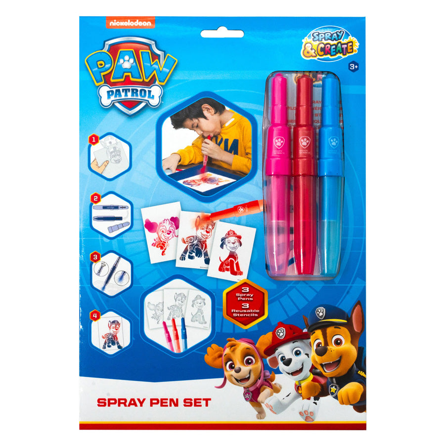 Canenco Paw Patrol Sprühstift-Set im A4-Umschlag | 6 Stück