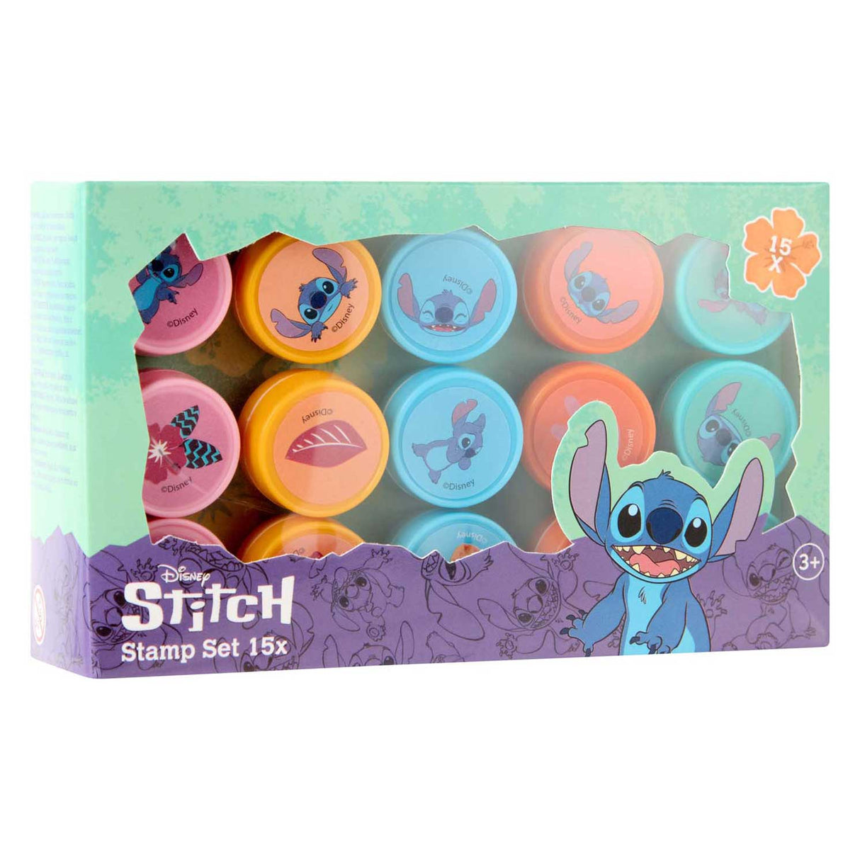 Disney-Stichstempelset, 15-teilig.