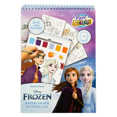 Canenco Frozen Water Paint Set-Buch – inkl. Pinsel