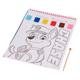 Canenco Paw Patrol Wasserfarben-Set-Buch | 6 Stück