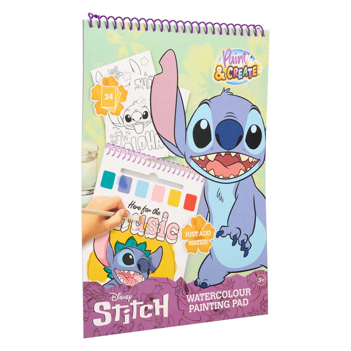 Canenco-Stich-Aquarell-Malbuch | 6 Stück