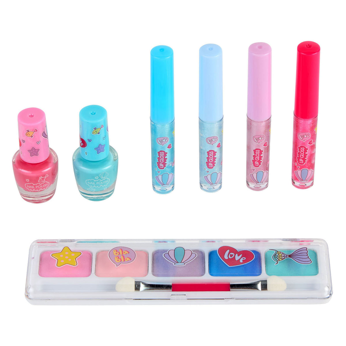 Canenco create it! make-up set glitter zeemeermin - 7dlg.
