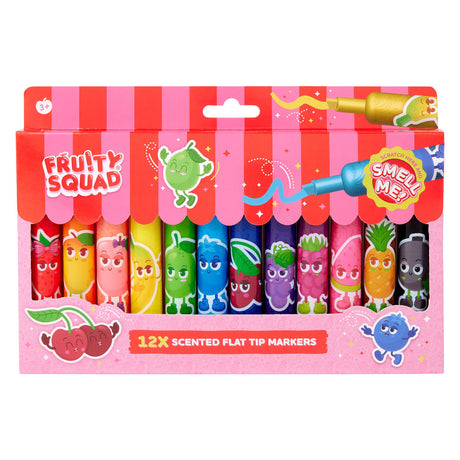 Canenco fruity squad geur markers chisel tip - 12st.