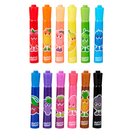 Canenco fruity squad geur markers chisel tip - 12st.