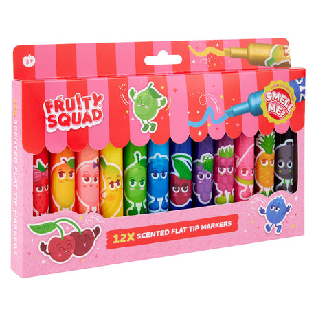 Canenco fruity squad geur markers chisel tip - 12st.