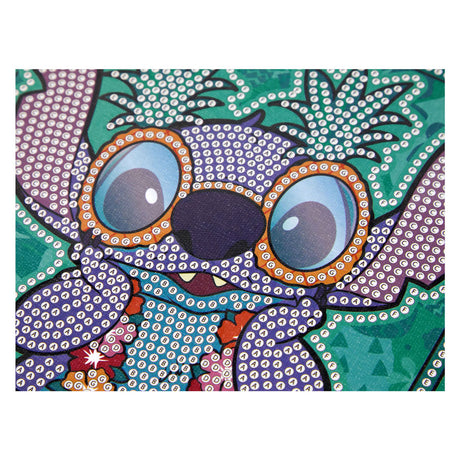 Canenco stitch diamond painting canvas glow in the dark 19x19cm