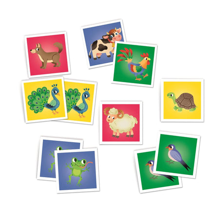 Clementoni – Memory für Kinder – Bauernhoftiere – 48 Karten – Memory-Spiel – Lernspielzeug – ab 4 Jahren