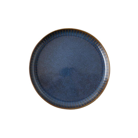 Niederländischer Rosen-Saphir-Teller ã˜18,5 cm, blau, Box mit 4 Stück