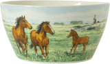 Wiebe van der zee wiebe's farm kom paard ø13cm doos a 6 stuks porselein