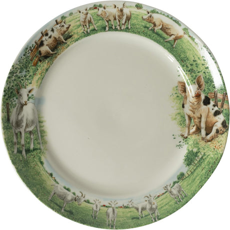 Wiebe van der Zee Wiebe's Farm Teller Ziege Schwein ø25cm 6 Stk