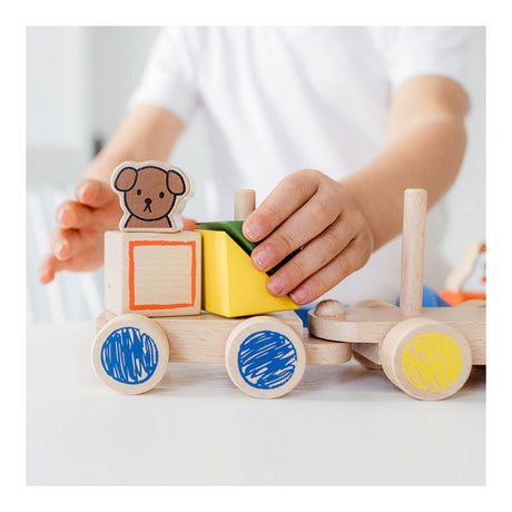 Bambolino Toys Miffy Holzblockeisenbahn. 3+
