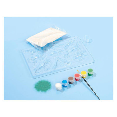 Totum Dino Forever – Gipsabdruck und Bemalung
