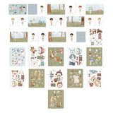Little Dutch Anzieh-Stickerbuch „Jim Forest Friends“.