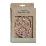 Little Dutch Holzschmuckset Blumen, 4-teilig.