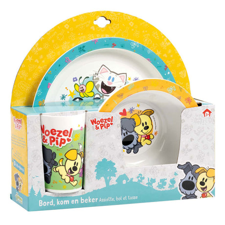 Bambolino Toys Woezel Pip Ess-Set, 3-teilig.