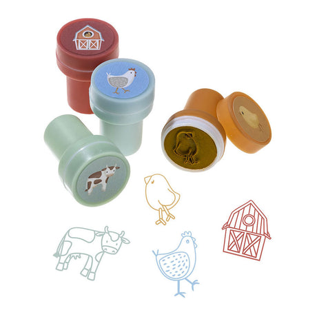 Bambolino Toys Little Dutch Stempel Little Farm – 16 Stück.