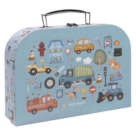 Little dutch knutselkoffer jim vehicles - creatief speelgoed - cadeautip