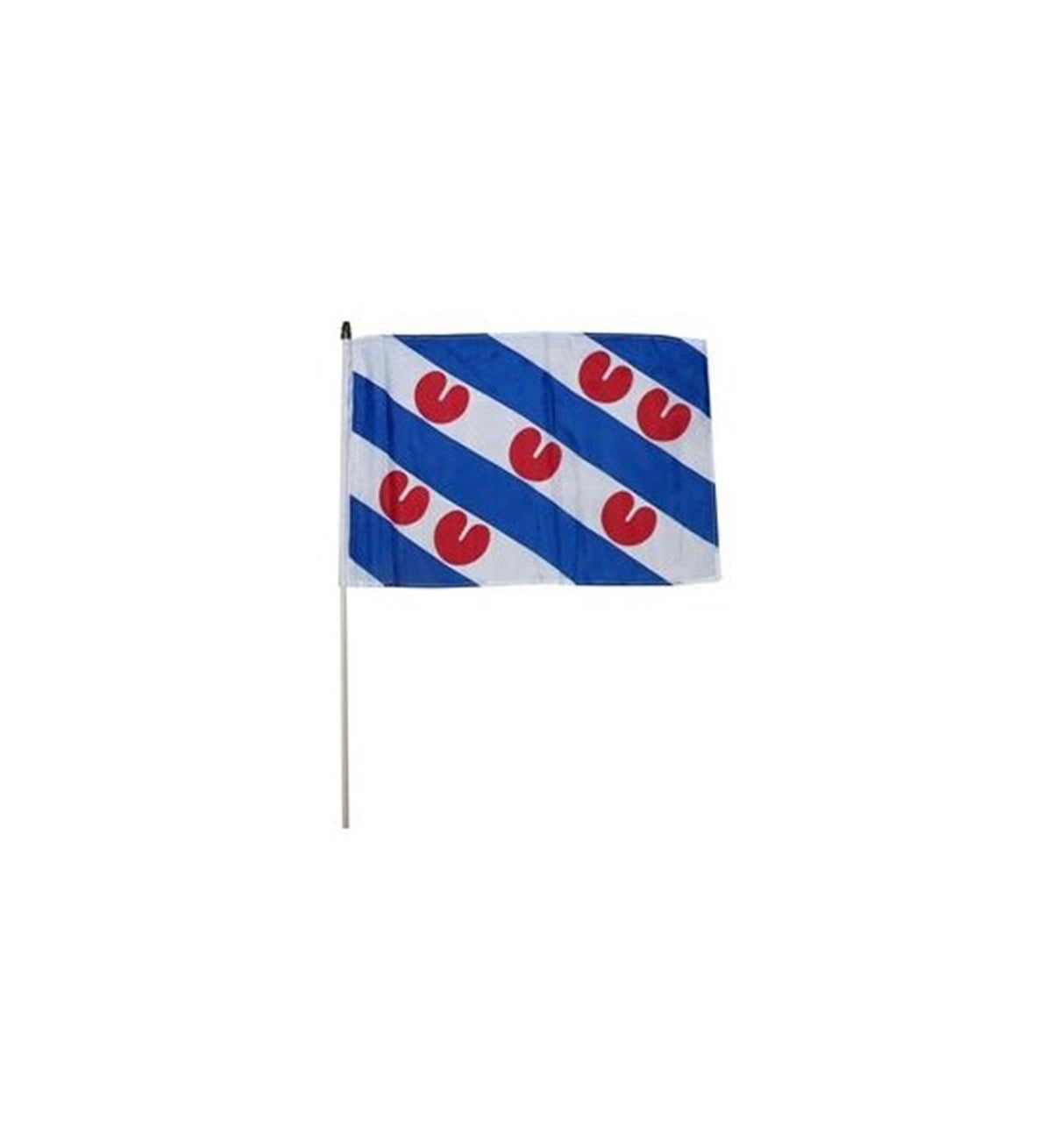 Wehende Flagge Fryslan groß 50x70cm + Stock