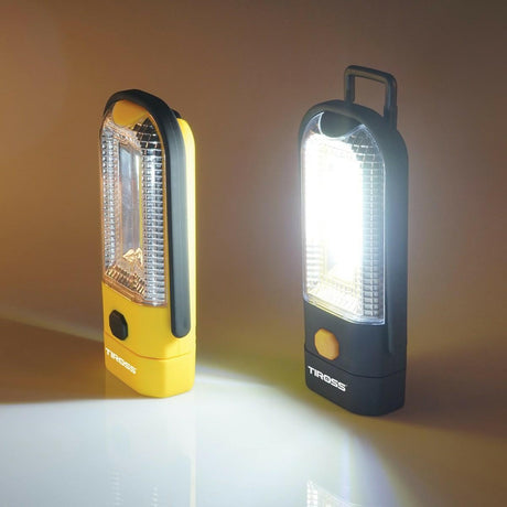 Tiross multifunctionele zaklamp 2x1w+3w cob led ts1843
