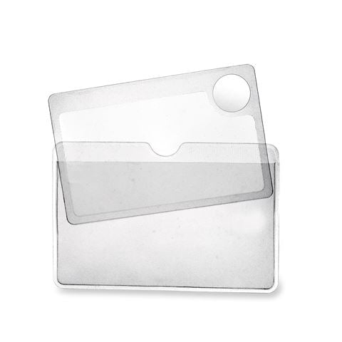 Carson Zakloep WM-01 2.5x Kreditkartenformat-Lupe mit 6-facher Spot-Objektiv