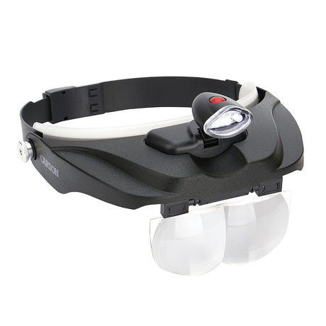 Carson Head Loop Pro Series Magnivisor Deluxe mit LED- und 4 Objektiven