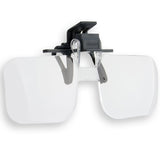 Carson Loep Brille 2x (+4.00 Dioptrie) Clip-On und Flip-up