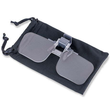 Carson Loep Brille 2x (+4.00 Dioptrie) Clip-On und Flip-up