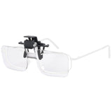 Carson Loep Brille 2x (+4.00 Dioptrie) Clip-On und Flip-up