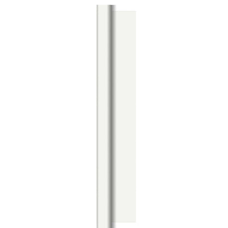 Damast-Duni-Tischdecke 118 x 800 cm weiß