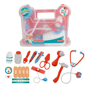 Toi-toys doktersset met acc in koffer -12dlg +