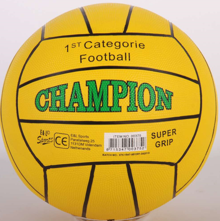 E l Sports Straßenfußball-Gummi – Champion-Gelb