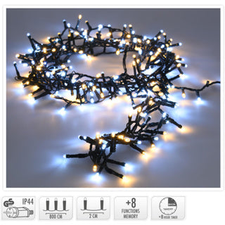 Keine Marke Microcluster 400led 8mtr ww | 2 Stk