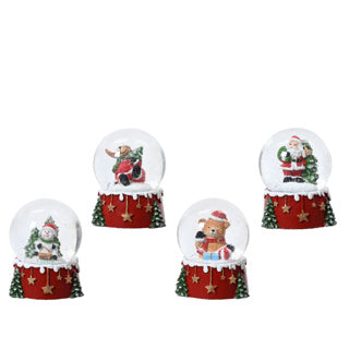 Schüttelball Polyresin 4sort