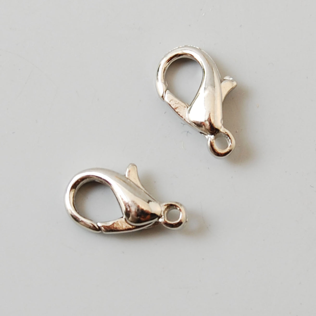 Vaessen creative • Karabinerverschluss 11 mm, 2 Stück, Silber