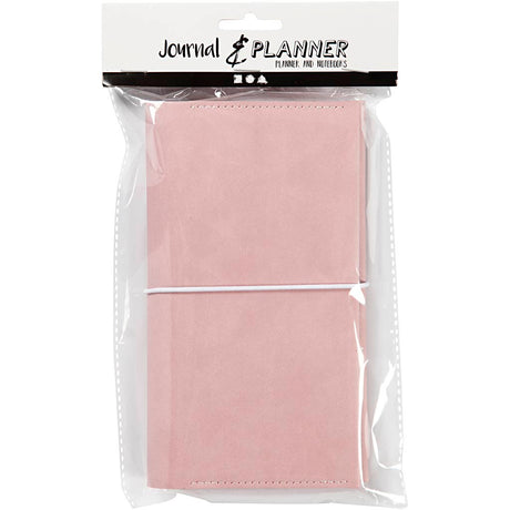 Kreativunternehmen https: www.cchobby.nl Planner-bulletjournal-size-10x18x1-5-cm-elastischer Verschluss-pink-1-teilig